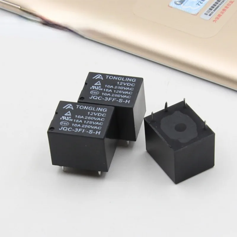 Бесплатный образец 5 Pin 5V /6V /9V /12V /24V T73 реле 10A небольшое мощное электрическое мини-реле