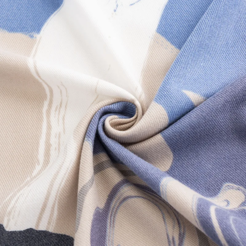 2023 New Designer Warm Soft Pashmina Neck Scarves Shawl Blanket Elegant Cashmere Winter Scarf for Decoration