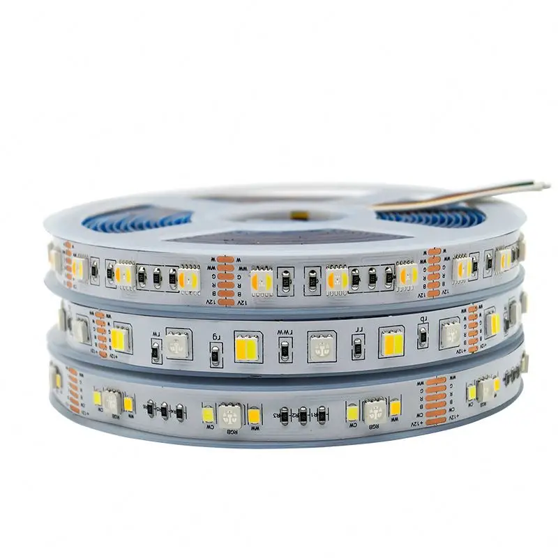 5050 RGBCW/ RGBCCT /RGB 5 в 1 RGB белые теплые светодиодные полосы оптом