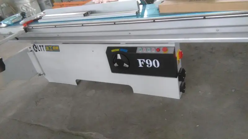 F90 precision sliding table saw wood cutting machine