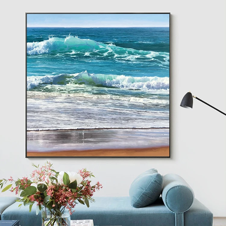 Красивые акриловые пейзажные картины, морские пейзажи, хрустальные картины для украшения стен в отеле, кафе