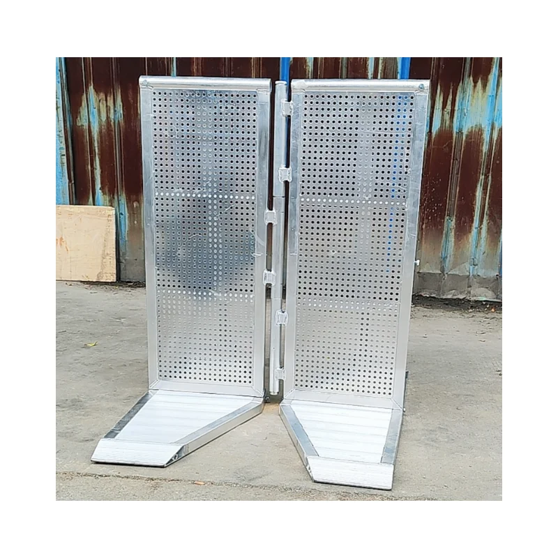 Aluminium Podium Concert Crash Barricades Event Safety Crowd Control Barrier Fences Mojo Barrier Hire