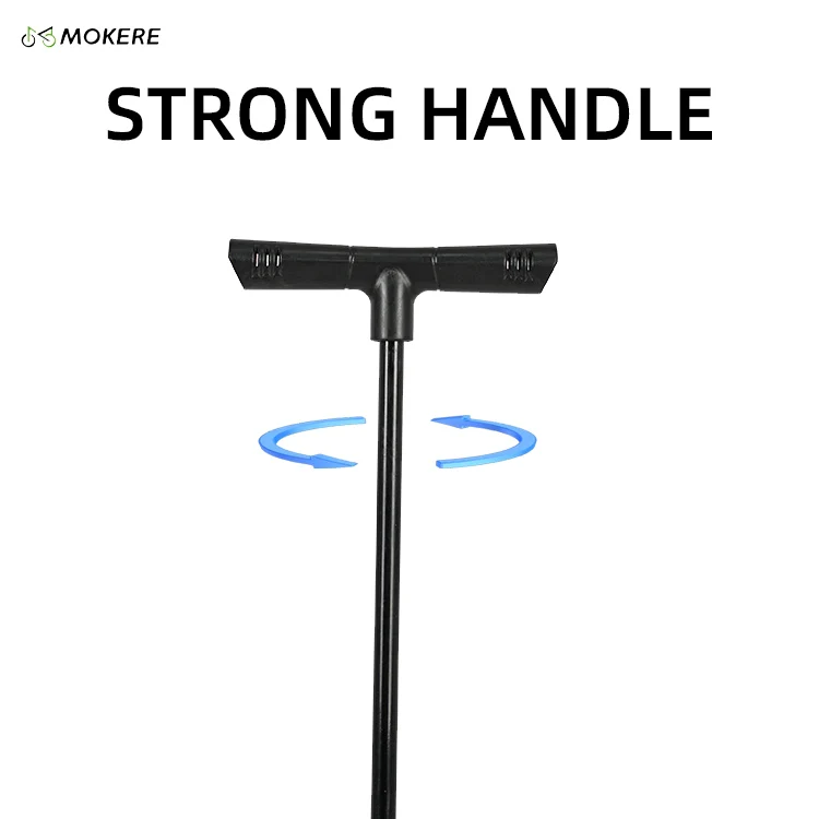 Hot Selling Thickened Carbon Steel Road Bike Pump Motorcycle Bicycles Pump with Pressure Gauge