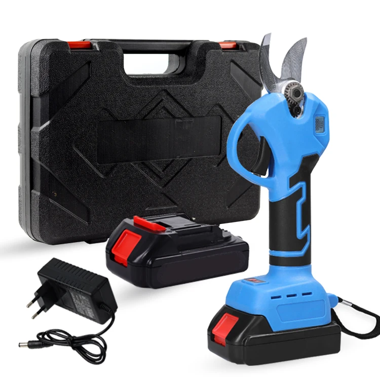 FDJD-4 Made in China professional cordless electric pruning shears garden tree pruning shears 20V powerful with digital display