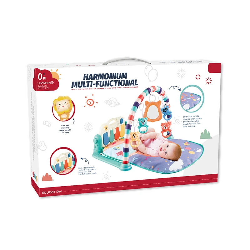 baby gym newborn baby early education music gym baby games exercise tools music piano keyboard play mat