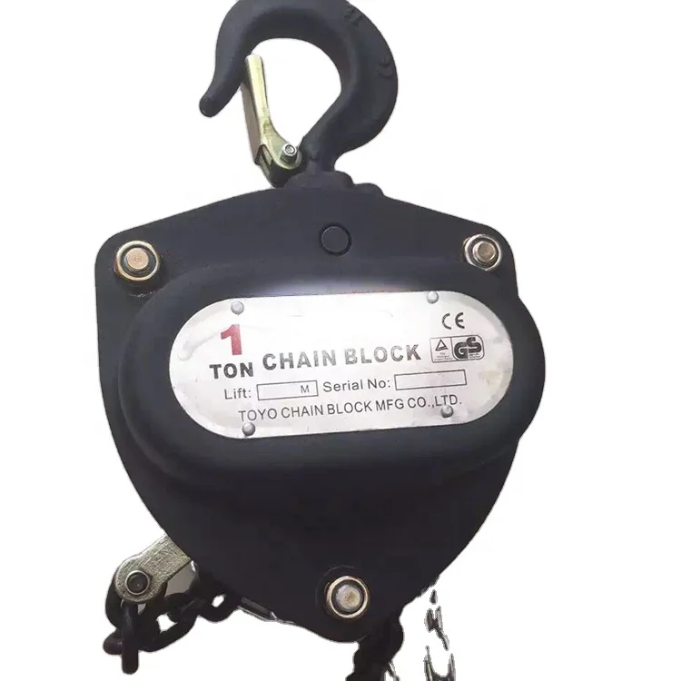 1ton 5m 6m 8m Customerized Color Manual Chain  Hoist with Galvanized Chain