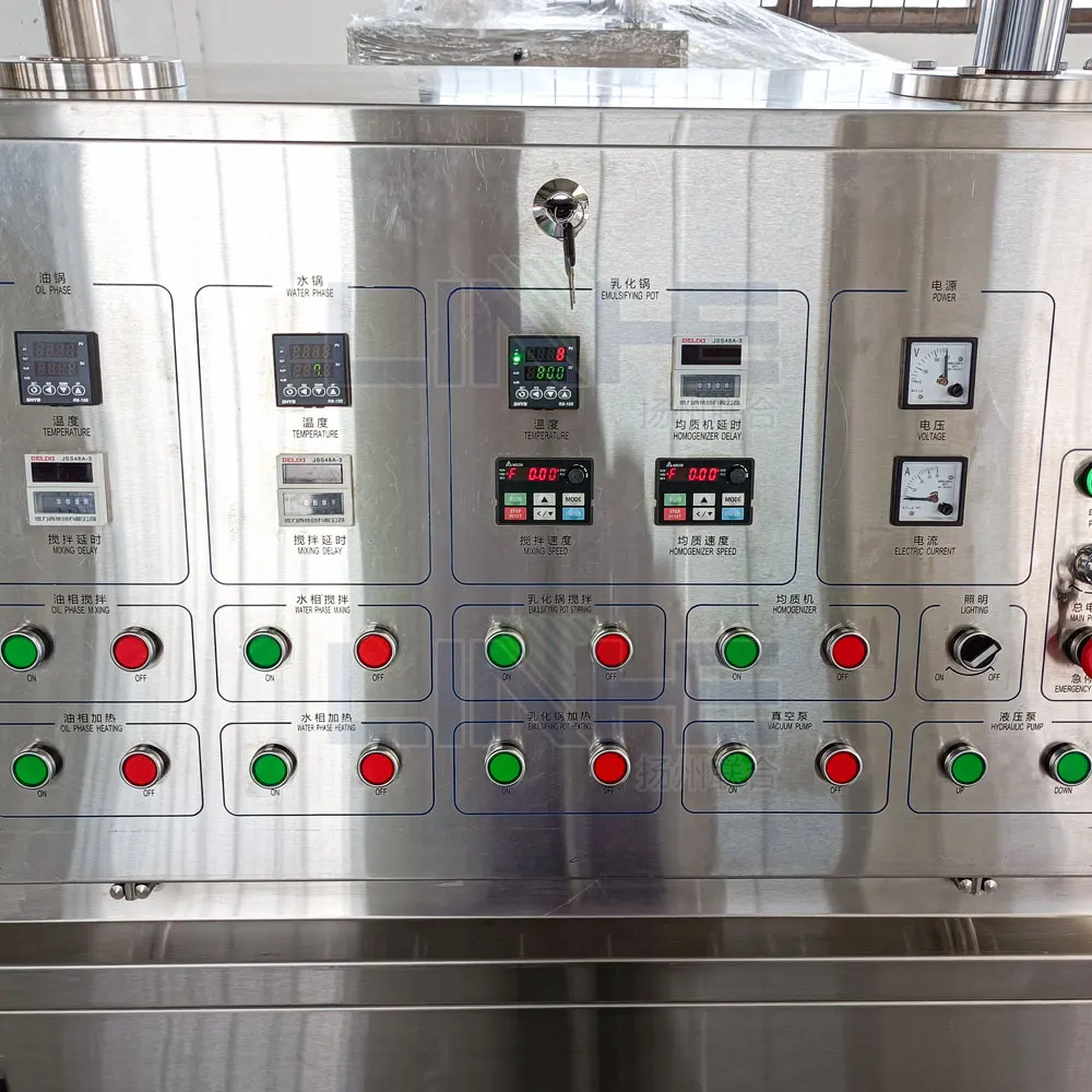 Small Lotion Vacuum Emulsifying Mixer Homogeneous Emulsifier Body Lotion Cream Making Machines
