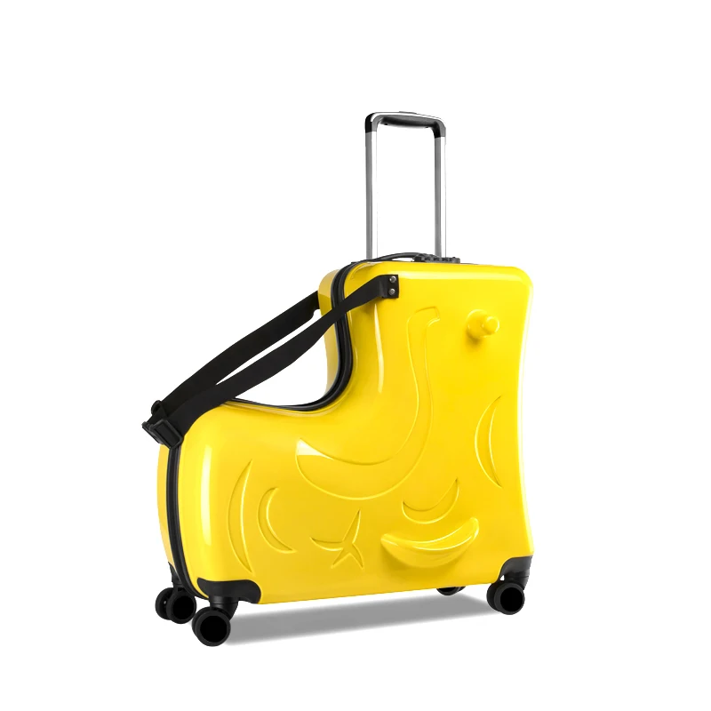 Hot Sale 20 24 Funny Gifts Ride On Suitcase Cabin 2020 ABS PC Kids Luggage