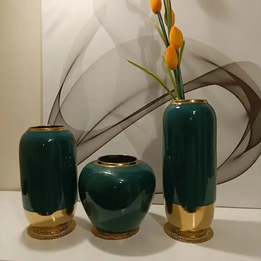 wholesale gold home decor ginger vases nordic ceramic vase tall vase home decor accessories home decor