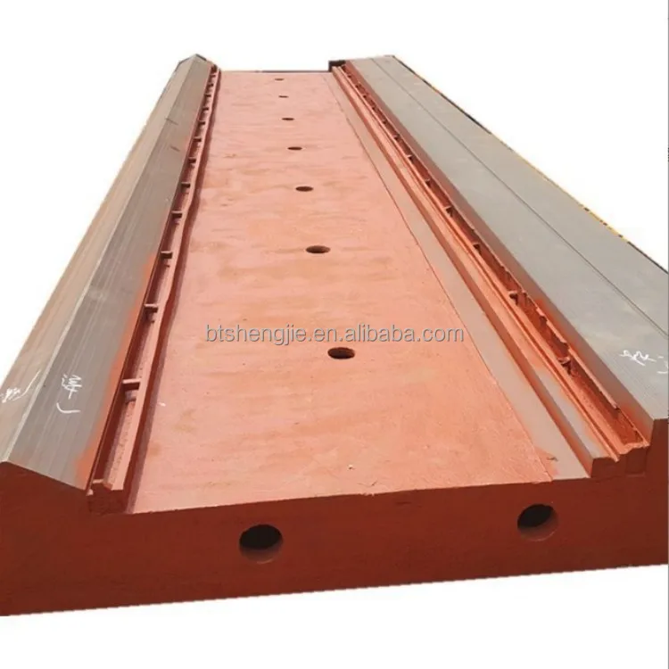 Spheroidal casting machine tool bed base vanishing mold foundry machine table