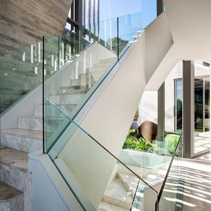 customization hot seller handrail glass hand railing design for stairs