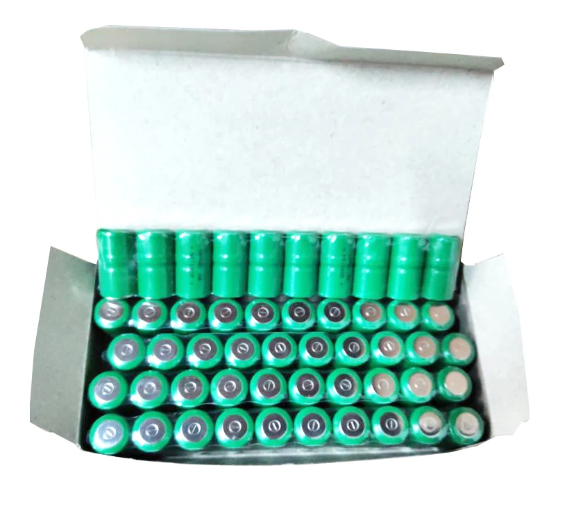 2CR1/3N 3v lithium battery CR2 cr123a crp2 for GPS Security systems with green shrink wrap