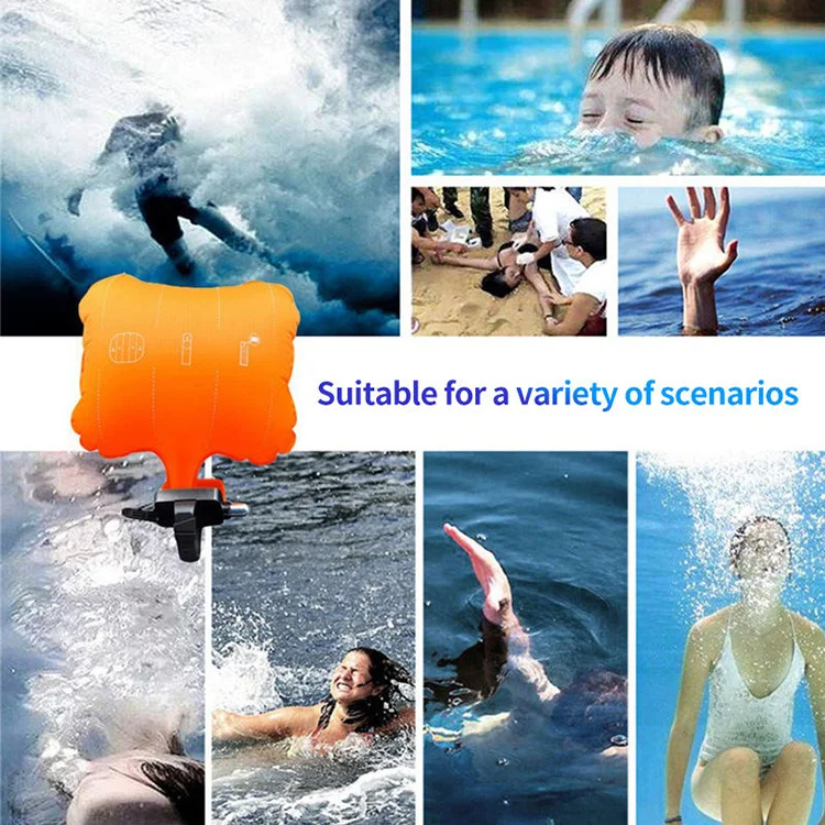 Swimming portable Wearable Underwater Anti Drowning Automation Self Rescue Lifeguard Bracelet Anti-drowing Lifesaving Wristband