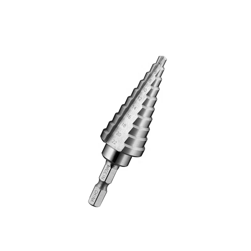 HSS Straight Flute Step Drill Bit Cutter Impressive Multipurpose Tool for Steel Effective in Drilling Holes