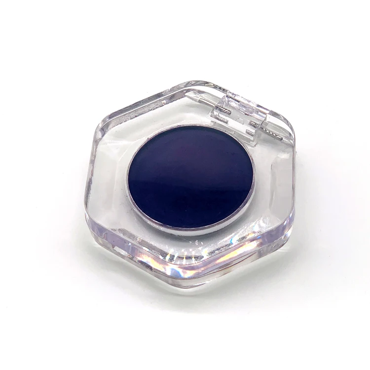 custom logo mini 2 pan 3 pan plastic eyeshadow package single glitter eyeshadow