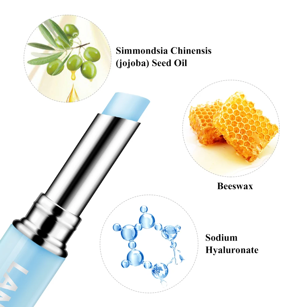  LANBENA Гиалуроновая кислота Уход за губами Бальзам для губ chapstick Бесплатная