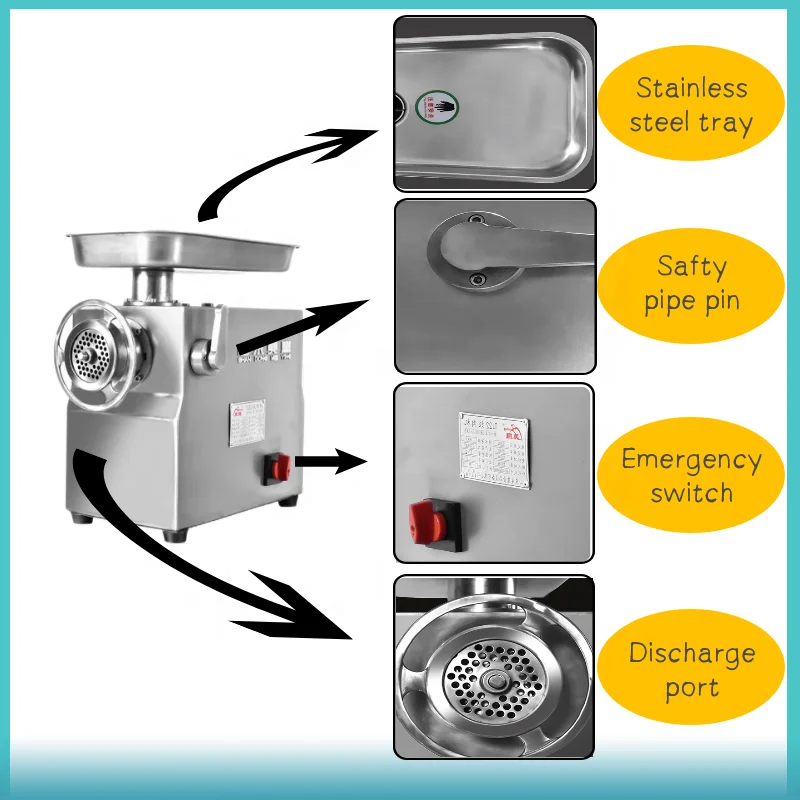 TJ Homemade electric meat grinder/food processor with meat grinder/ butcher meat grinder
