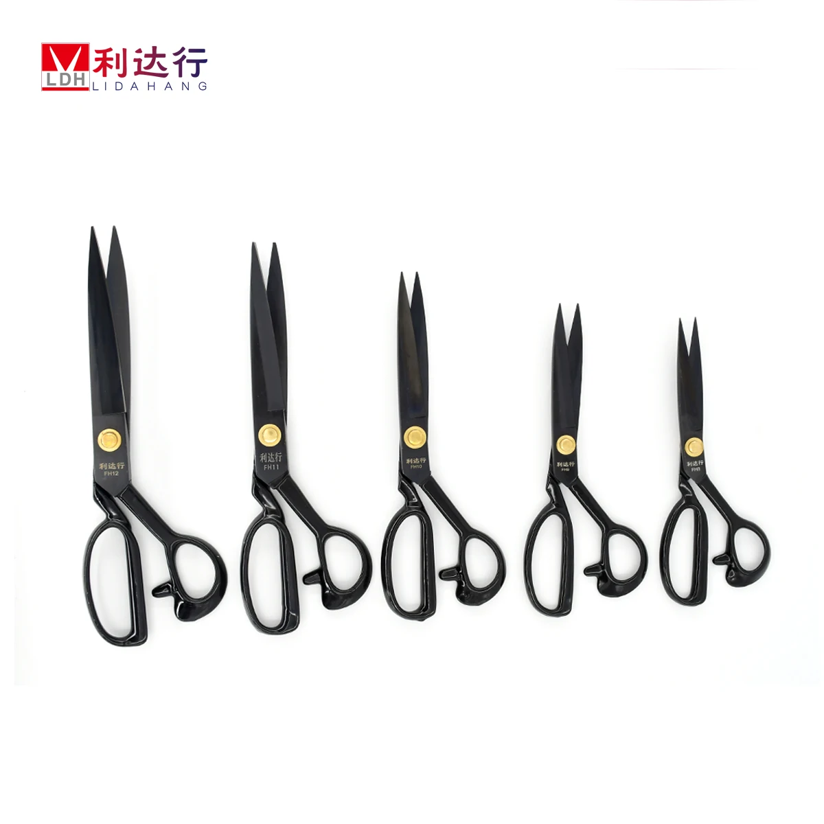 Wholesale Made in China Scissors Factory LIDAHANG Brand MH Series Fabric Shears Tailoring Scissors