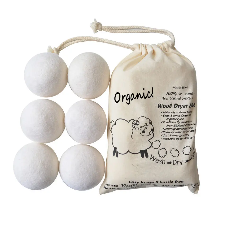7cm Wool Dryer Ball Top Selling Products 2025 Trending Hot Sale Compostable Wool Dryer Ball