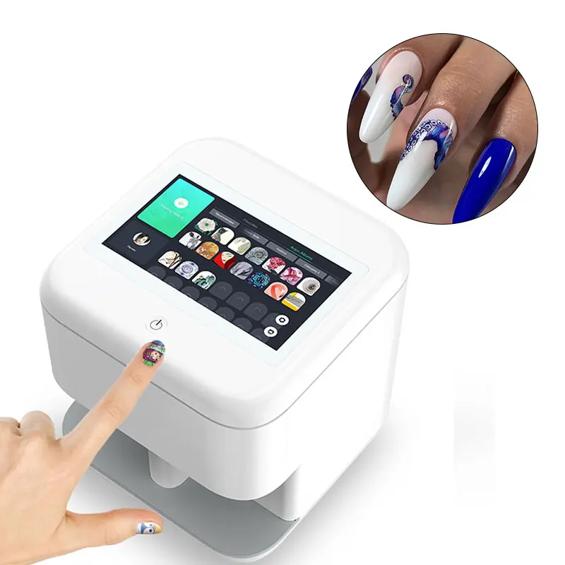 Manufacturer factory price beauty salon nail printer 5 fingers nail art printer nail vending printer with CE certificate