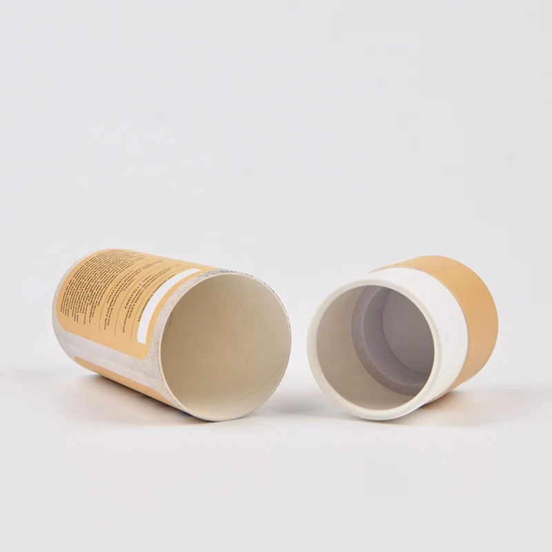 OEM factory biodegradable best gift tube box custom paper tube cardboard tube packaging box for dropper bottle