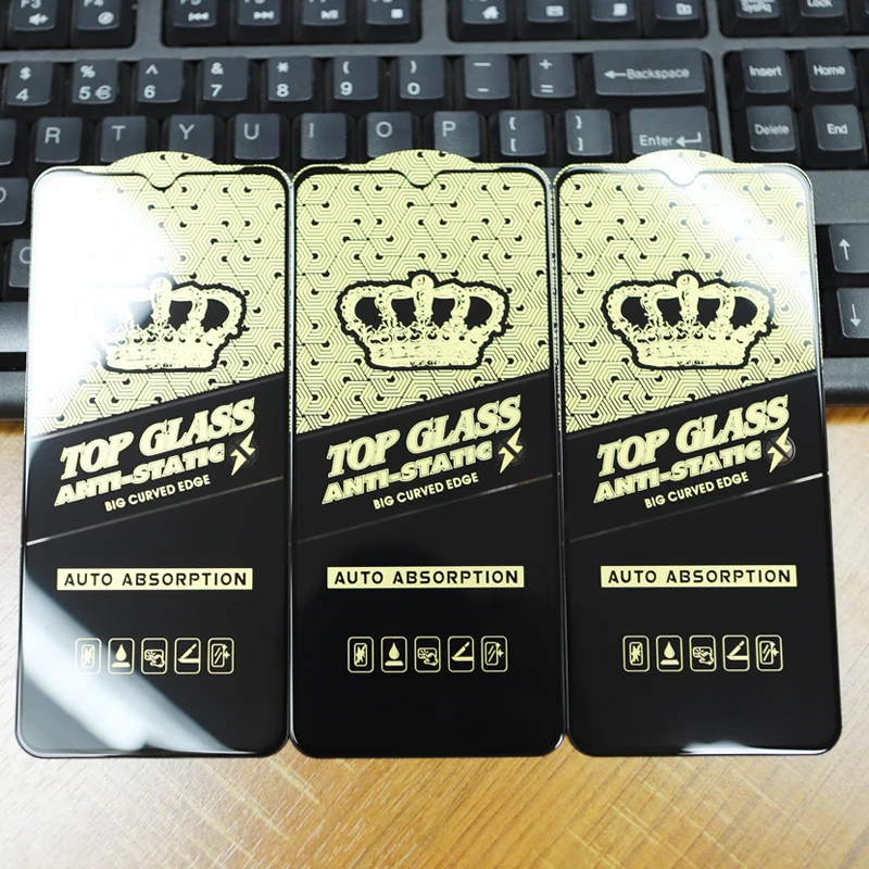 2022 Amazon New Arrival Anti Static Dust Proof High End Product Tempered Glass Screen Protector For Samsung Phone