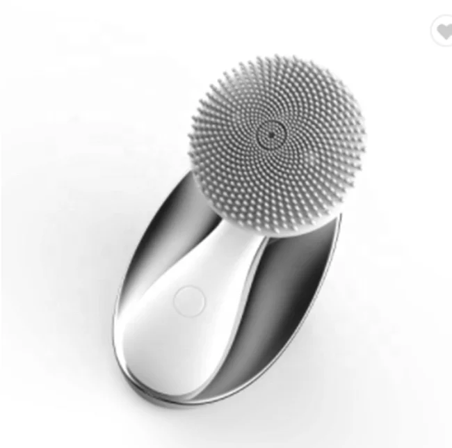 Ultrasonic Massage Face Brush Facial Cleansing Pore Cleaner Silicone Black Head Removal Deep Cleansing beauty device