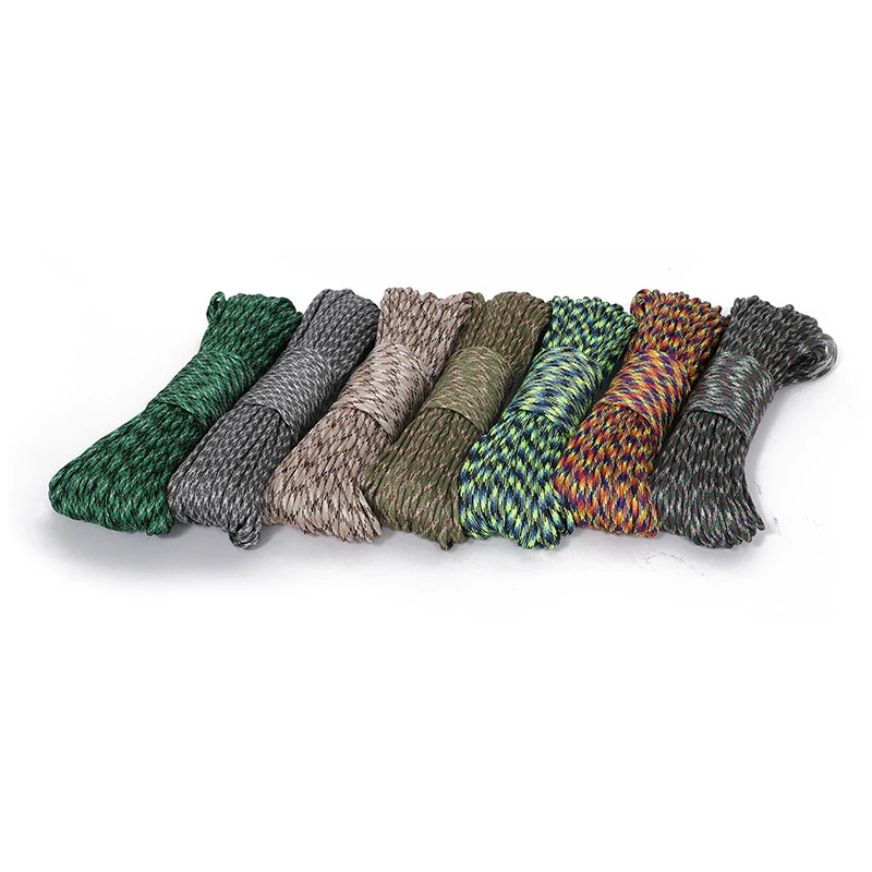 OBSHORSE Outdoor Hiking Camping Survival 7 Strand Inner Rope 4MM 650 750 550 rope