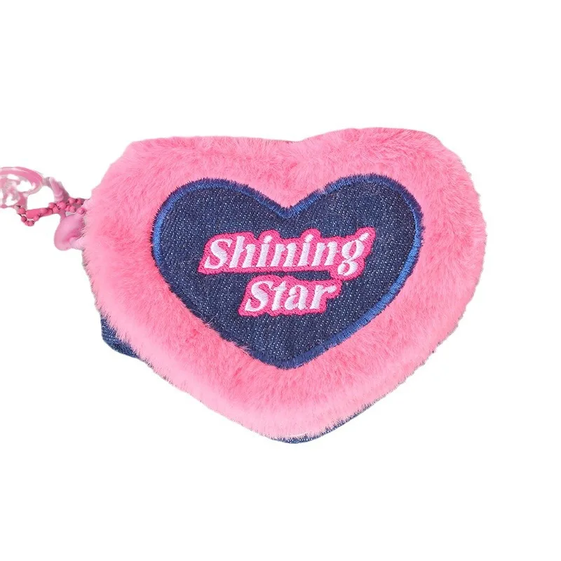 FUNWOOD GQC High quality  Plush Cover Mini Heart Shape Locked Diary,3 Different Styles Heart Shape Note Book for Wholesale