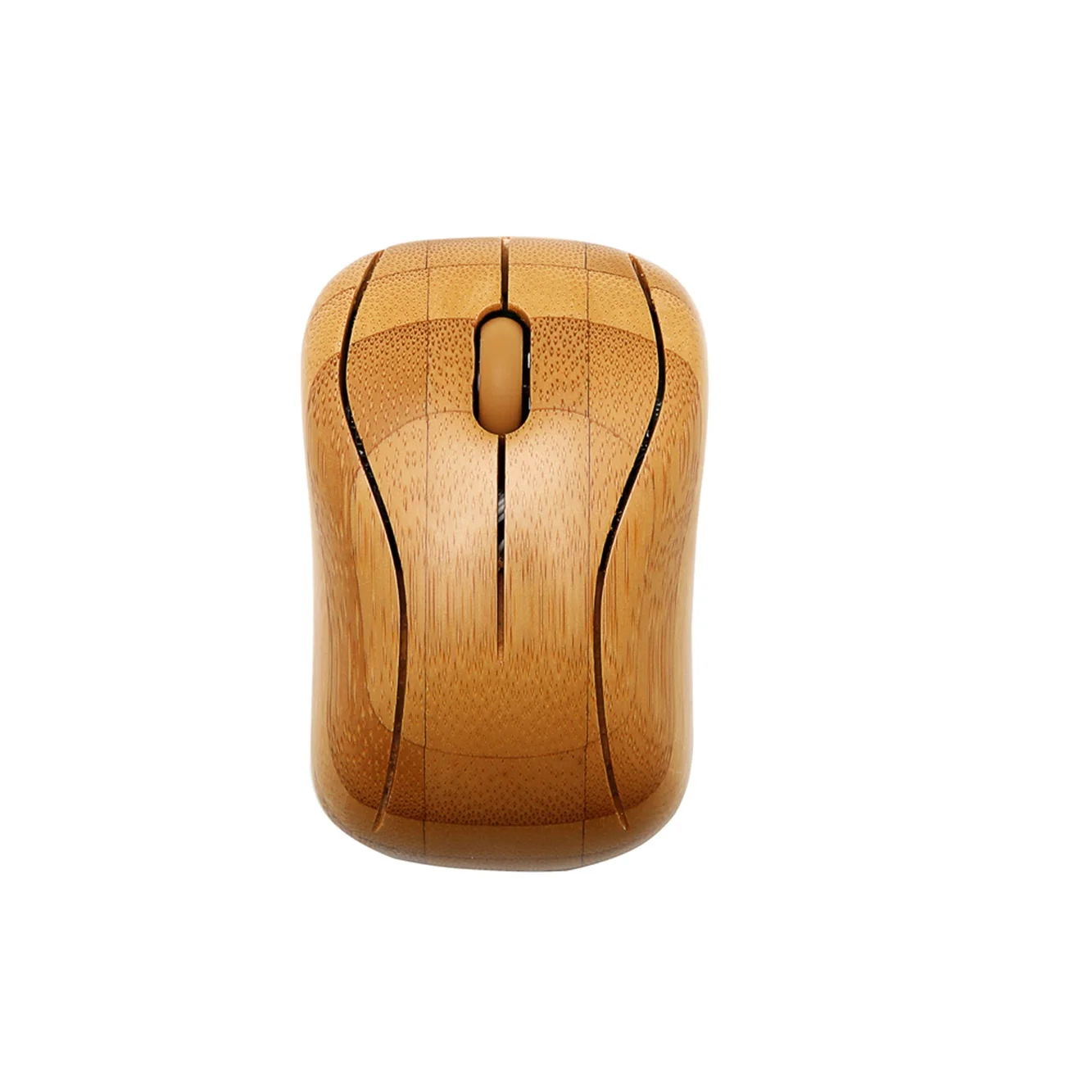 Bamboo Wood 2.4Ghz Wireless USB Mini Battery Rechargeable Office Gift Optical Mice Mouse for Computer Laptop PC
