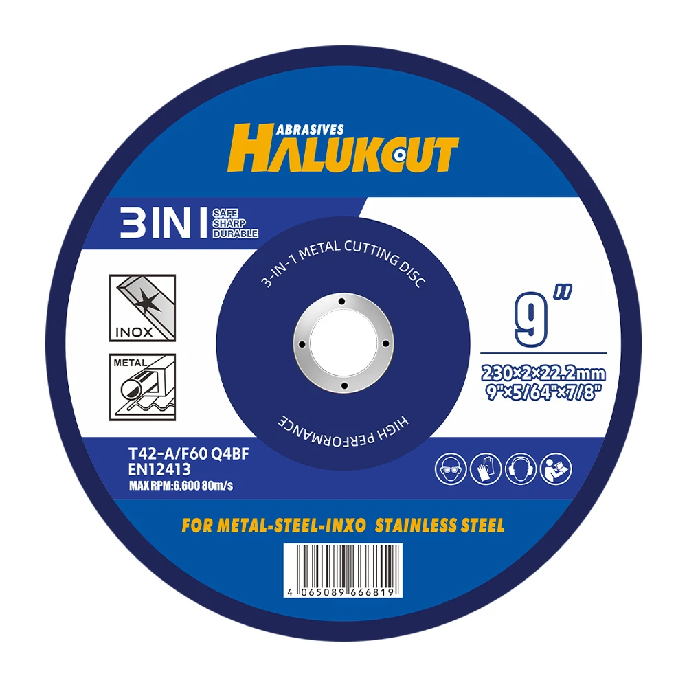 HALUKCUT T41 9 дюймов 230*2*22 23 мм Высокое качество и более прочный режущий диск