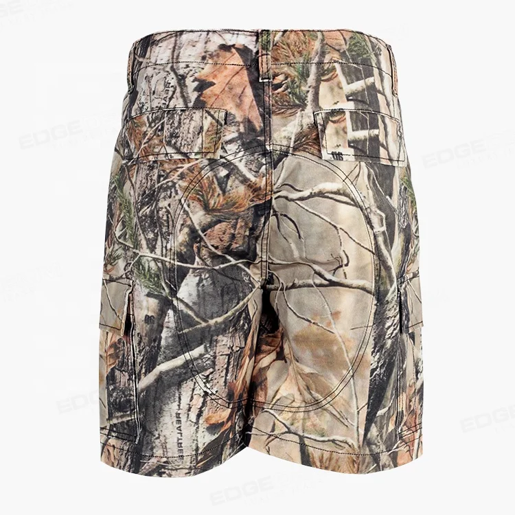 EDGE DENIM Custom High Quality Heavy Weight Paint Splatters Cargo Camouflage Camo Jeans Shorts Pants Men