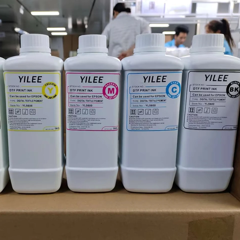 2.2lbs Premium No Sediment Heat Transfer Textile Pigment Printing Inks DTF Ink for Epson XP15000 XP600 I3200 4720 Dtf Printer