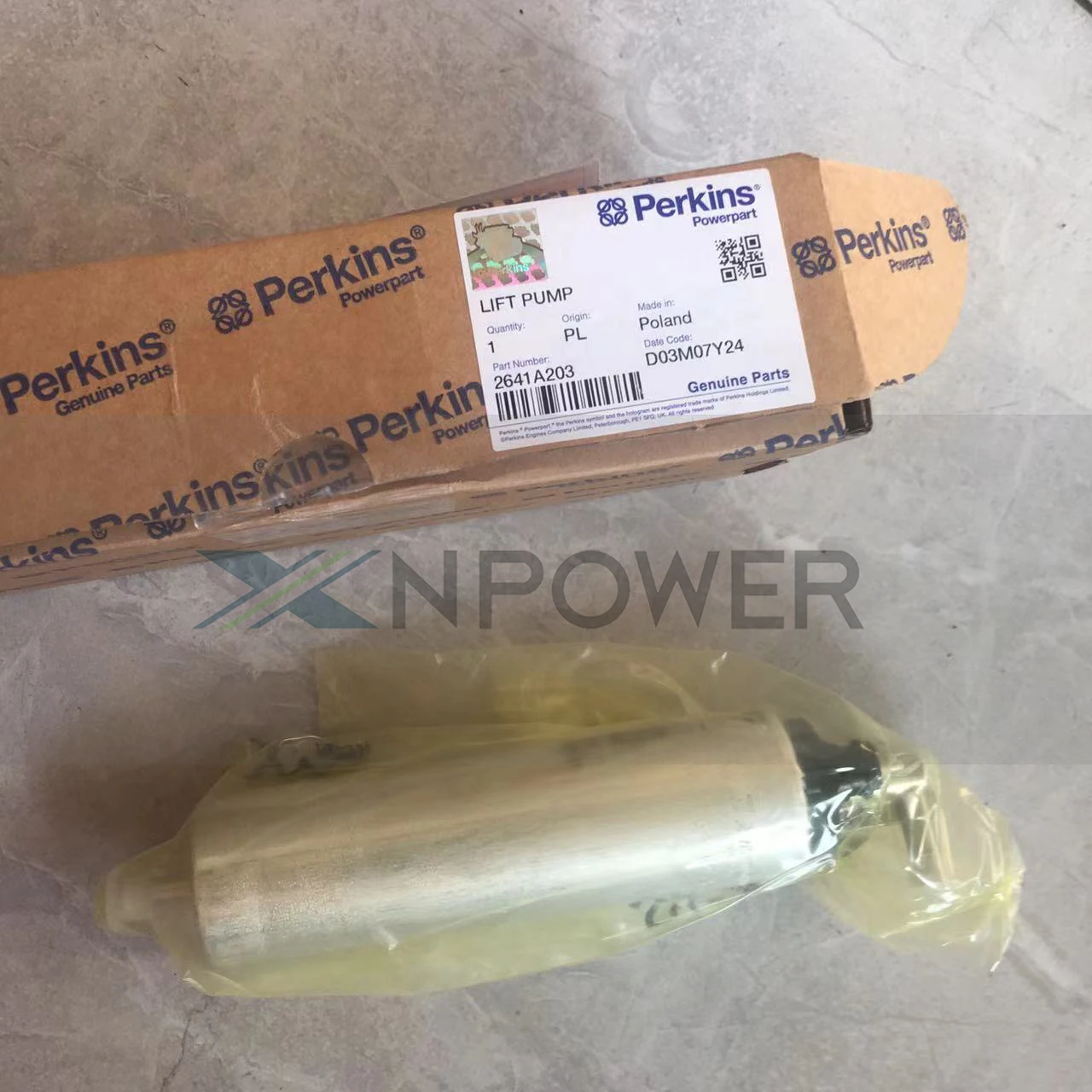 Diesel Engine 2641A203 Excavator Parts 1103C-33 LIFT PUMP 2641A203 Genuine Original For Perkins