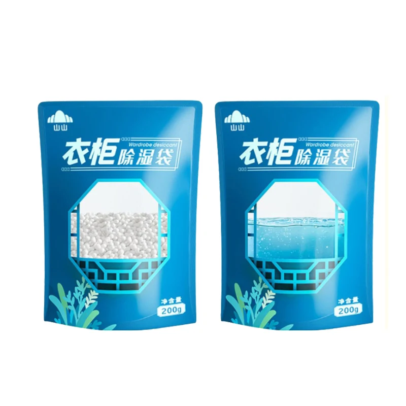 Wardrobe Use Dehumidification Bag Vertical Moisture Absorber Bag Calcium Chloride Desiccant