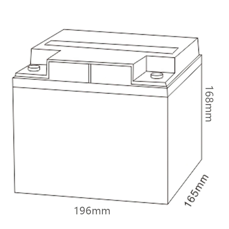 Mhb MM40-12 Solar Street Light Sealed Lead Acid Agm Dry Battery 12V 40ah De Voiture Batterie Price for UPS Medical Equipment