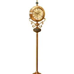 Роскошные вертикальные часы в скандинавском стиле ретро украшение для гостиной стеклянные напольные часы