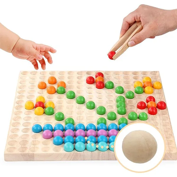 100 Pcs Round Wooden Balls without Holes Unfinished Natural Wood Craft Balls Custom Size Wooden Balls for Crafts and DIY Project