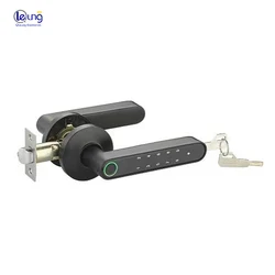 Factory Price Residence Smart Home Door Lock Tuya APP Biometric Fingerprint Password Key Room Door Lock