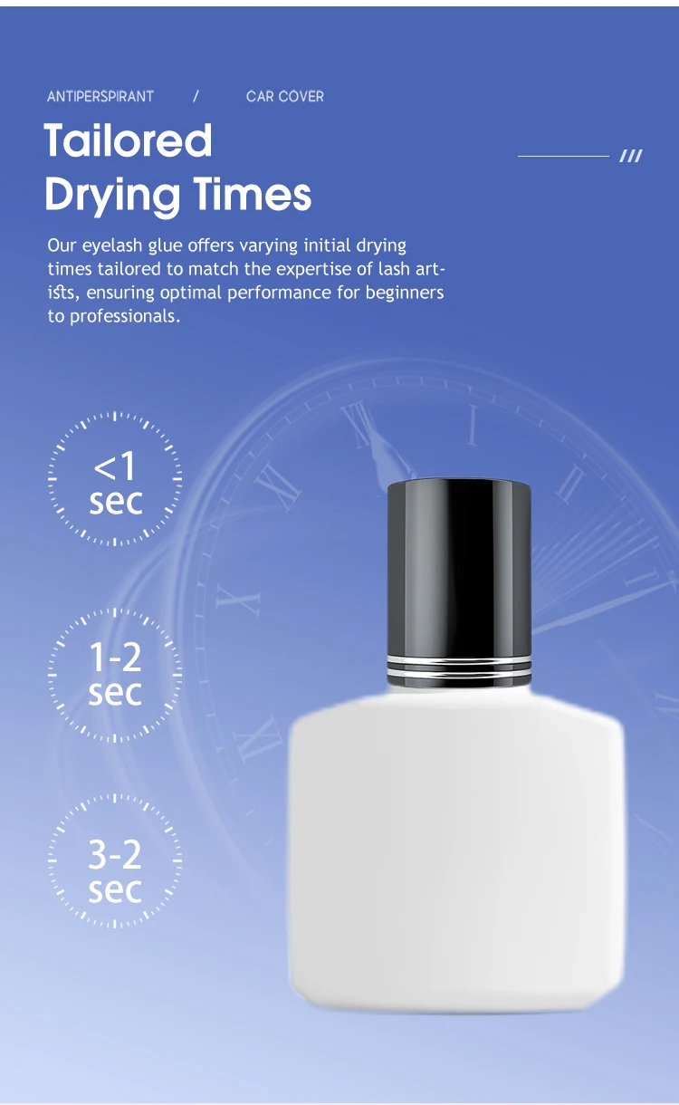 Custom Logo Low odor Long-Lasting Hold Strip Lash Adhesive non toxic PMMA Free waterproof eyelash glue For Beauty Shop