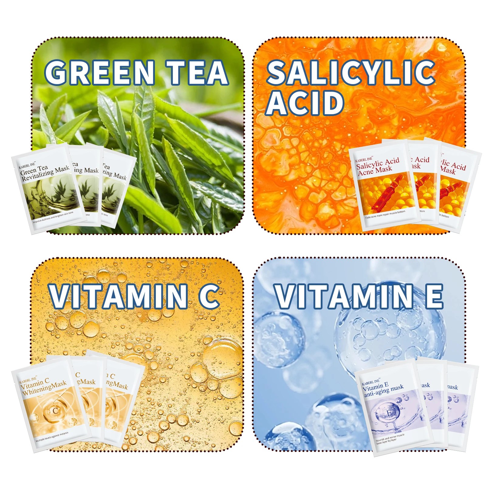 Private Label Face Skin Care Anti-aging beauty face mask Korean Organic Moisturizer Whitening skin care mask face