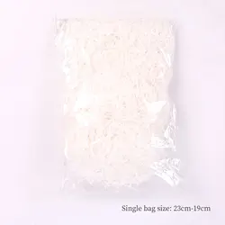 Recycled Packaging Crinkle Paper Shred50g/Bag Crinkle Cut Raffia Shredded Gift Box Filler Crinkle Paper