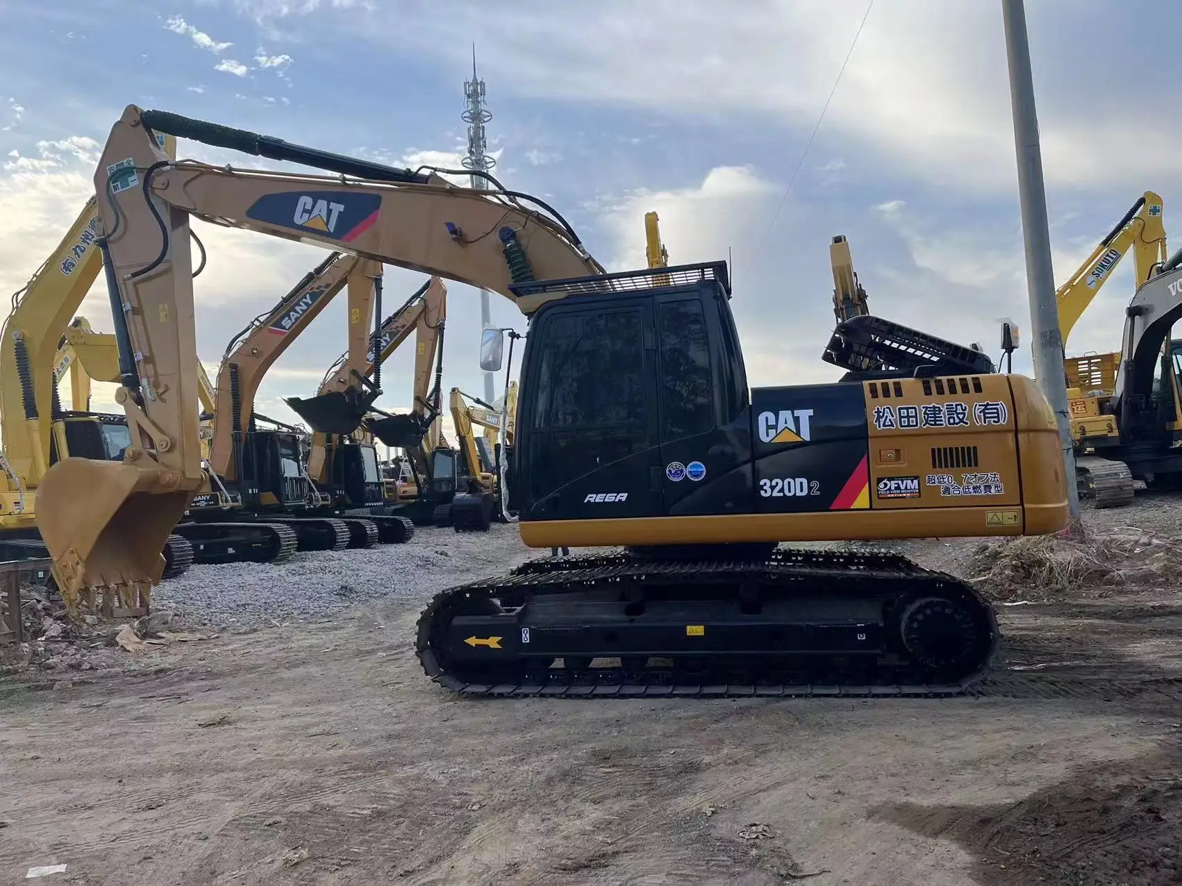 Caterpillar Cat320d Second Hand Cat Excavator excavator in good condition wetland excavator boat cat320C CAT320D