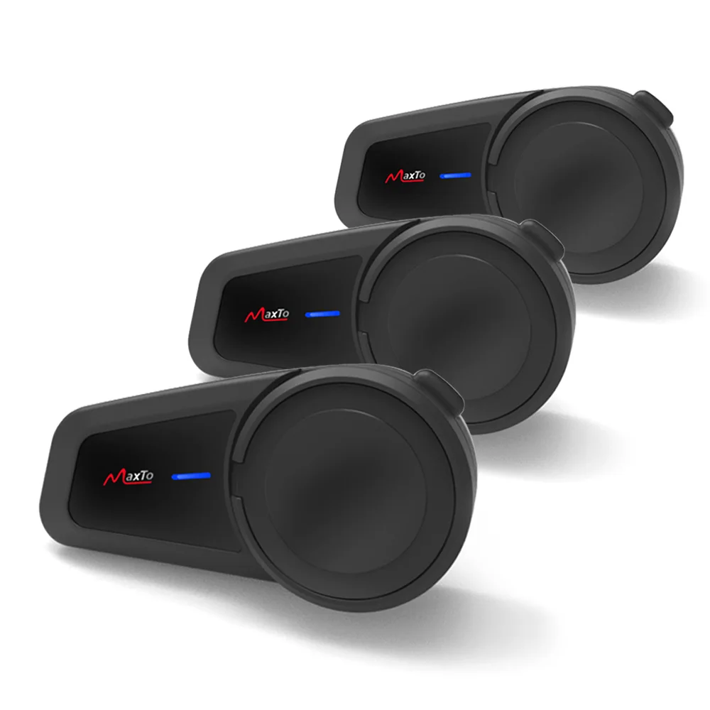 2021 Hot Selling Durable Rechargeable Black Wireless Intercom M2 Helmet Headset custom headphones