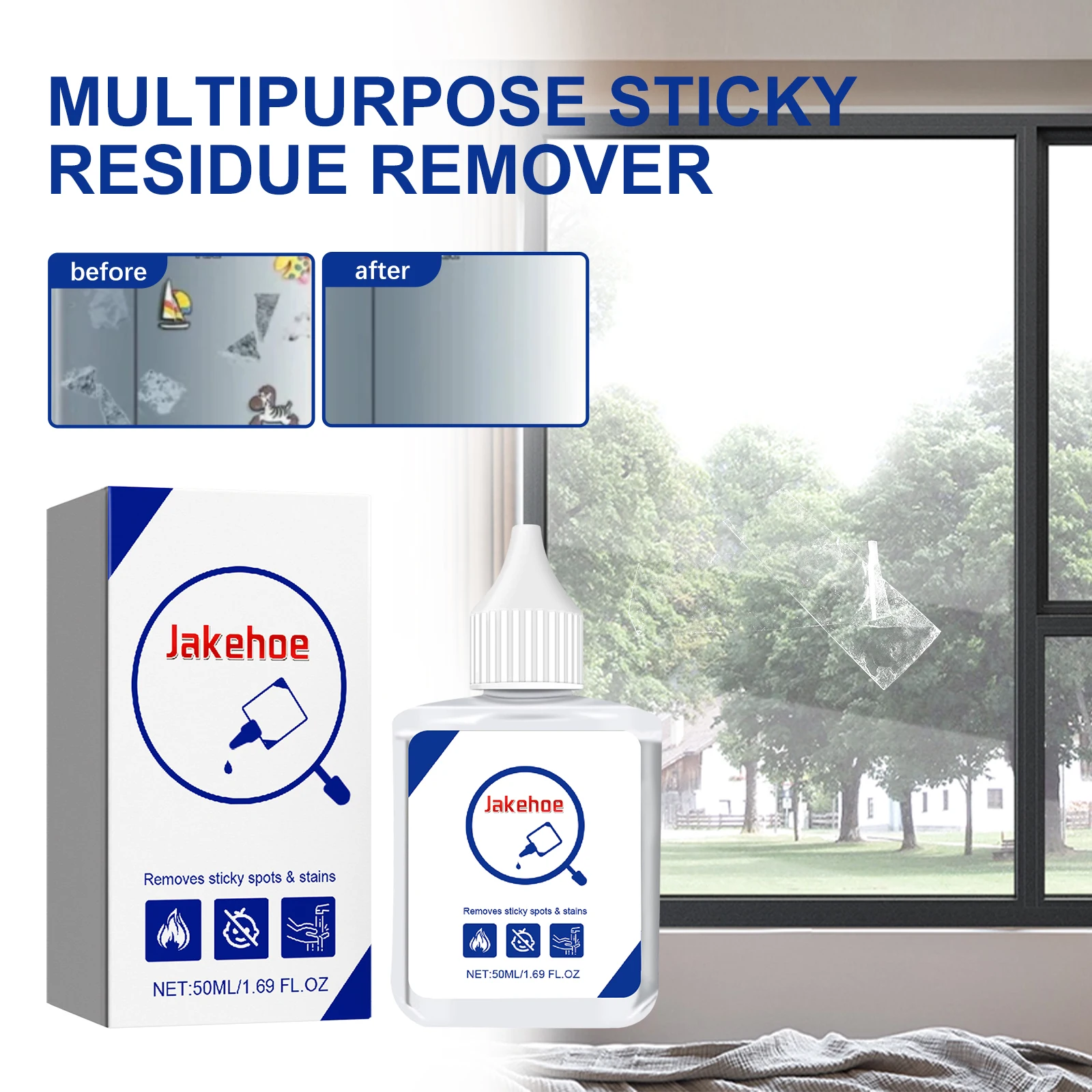 Jakehoe Sticker Removal Tool Eco-friendly Clean Sticker Portable Sticker Remover Spray