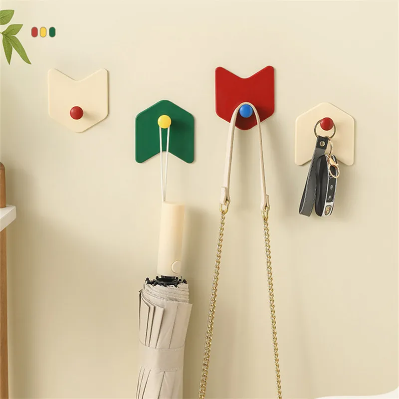 Manufacturer Hot seller Home accessories Self Adhesive Plug Hooks Rabbit Design Plastic Plug Organizer Wire Organizer Key Holder