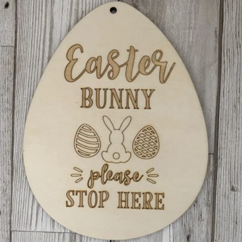   laser cut easter decorations wholesale Easter Bunny signs
