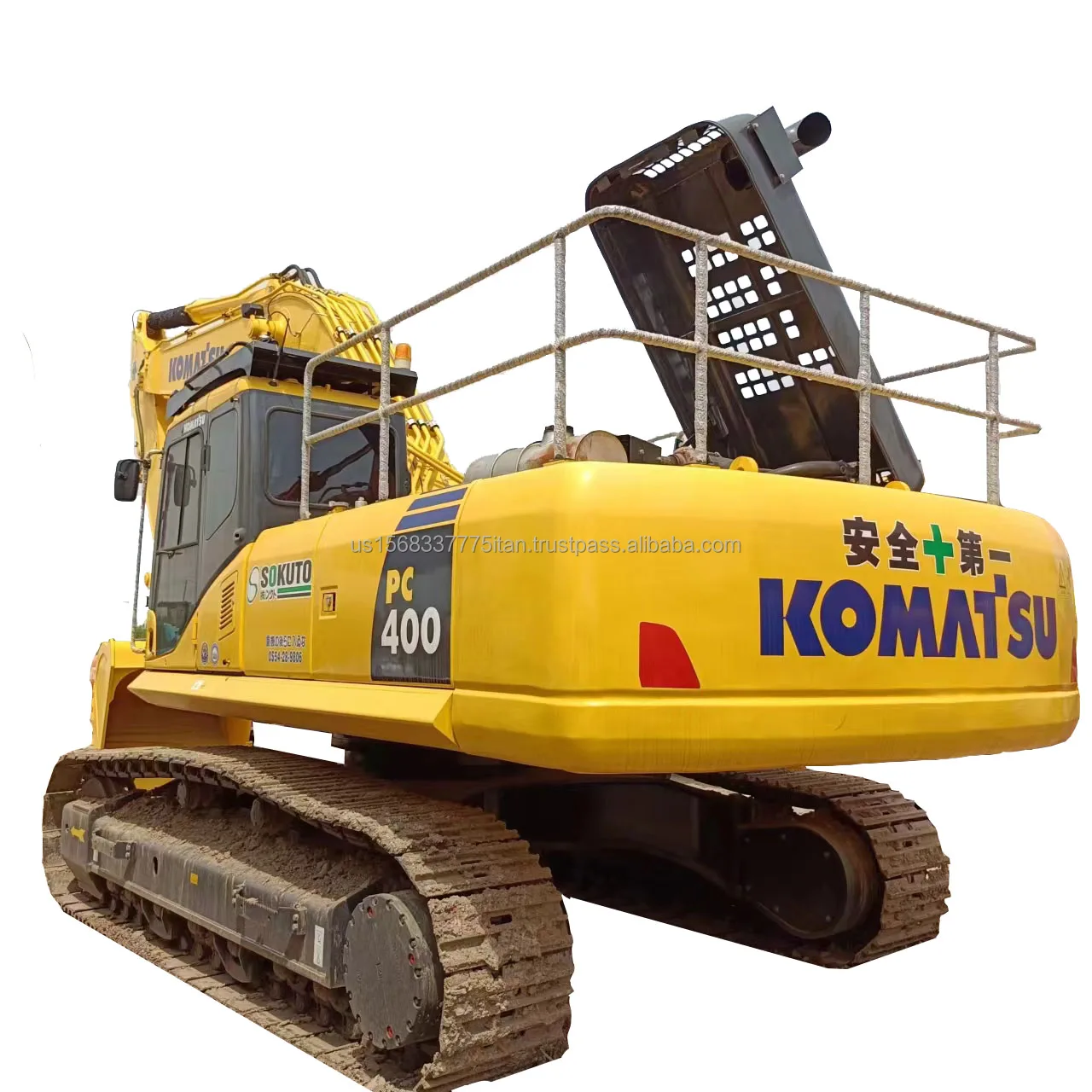 KOMATSU PC 400 40 ton Excavator Used in Shanghai Good Used Excavator Komatsu PC400-7 Digger Machine Secondhand Machinery