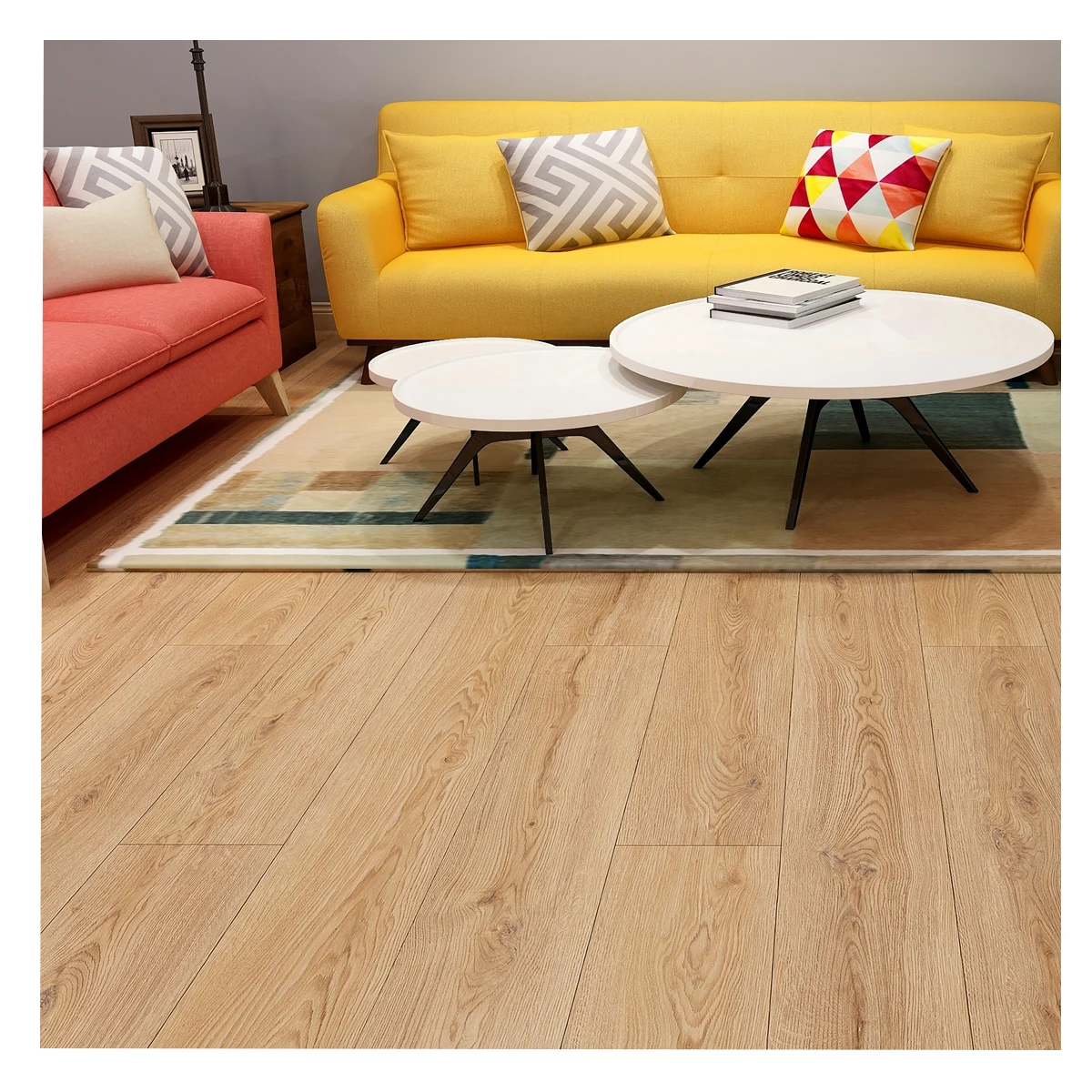 Embossed Texture PVC vinylux Plastic Vinyl Tiles SPC Flooring