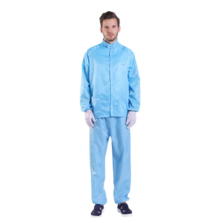 antistatic coverall unisex food processing workwear worker uniform